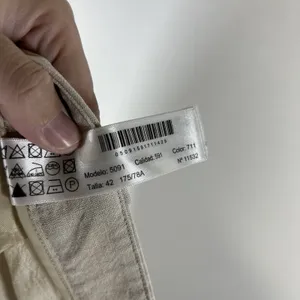 Massimo Dutti Linen Blend Tan Cargo Leg Sz 10 Pants‎ High Waist Resort Vacation thumbnail 9