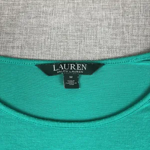 Lauren Ralph Lauren Tunic T-Shirt Womens M Green Dolman Sleeve Jersey Stretch thumbnail 5