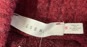 Lush Ribbed Mocneck Sweater Dress thumbnail 6
