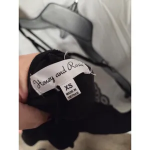 Honey + Rosie Skater Black Lace-Back Mini Dress Size XS thumbnail 4