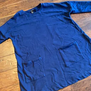 Forever 21 Oversized T-Shirt/Dress Dark Blue Size Medium thumbnail 1
