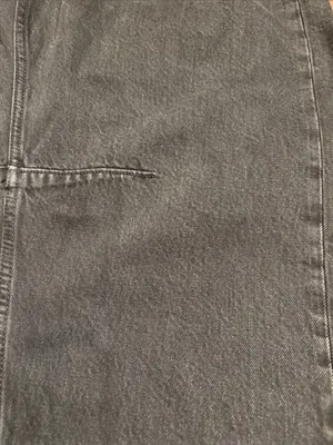 Madewell The Darted Barrel-Leg Jean button fly washed black NW235 Size 33 NWT thumbnail 9