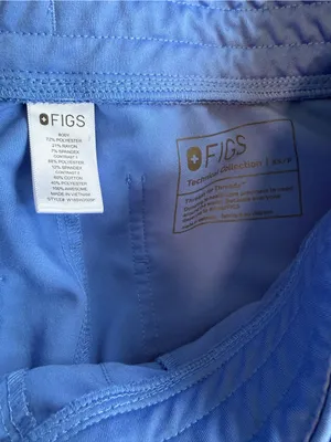 Figs Zamora Jogger Scrub Pants Ceil Blue Size XS Petite thumbnail 5