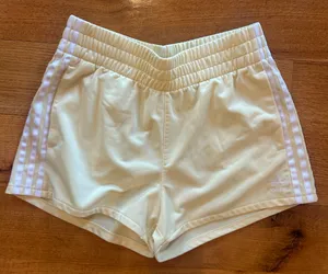 Baby Yellow Adidas Track Shorts thumbnail 1