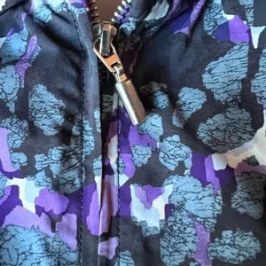 Zengery purple and black leopard print raincoat size (2)‎ large thumbnail 6