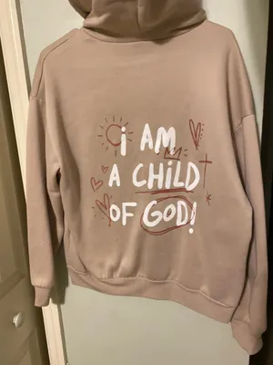 SheIn Beige Christian Hoodie thumbnail 7