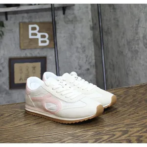 NWT On 34th Womens Madisonn Colorblock Sneakers 10020078700 Tan / Pink / Bone 5M thumbnail 5