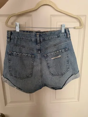 Garage Denim Shorts Distressed thumbnail 2