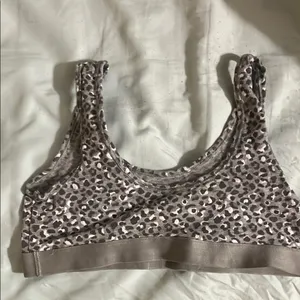 Calvin Klein Gray Leopard Print Bralette thumbnail 3