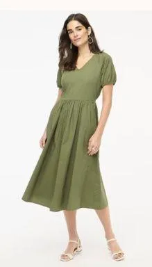 J crew lace trim midi dress thumbnail 2