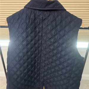 J Crew Navy Quilted Vest thumbnail 4