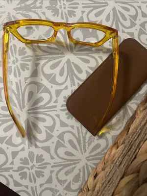 LadiesYellow translucent Frame Reading Glasses +2.75 NWT Yellow thumbnail 4