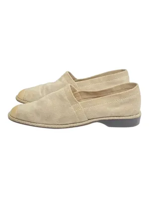 Donald J Pliner ⌘ Leather Cap Toe Espadrille Flats Shoes ⌘ Sand Suede ⌘ 6M thumbnail 7