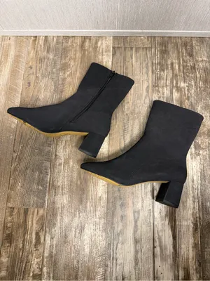 NWOB Bella Vita Classic Black Mid-Calf Block Heel Boots Size 10 Wide thumbnail 10