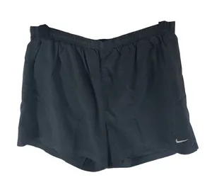 Nike Vintage Dri-FIT Womens L Black Running Shorts 3.5" Inseam High Rise Y2K thumbnail 1