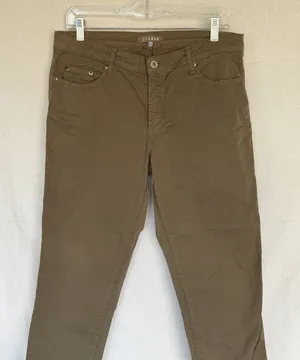 Jigsaw Brown Five Pocket Straight Leg Pants 12 (UK 16) thumbnail 1