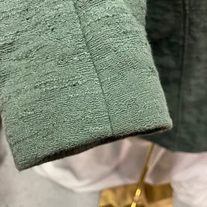 Vince Green Moto Jacket Womens XS Lightweight Full‎ Zip Pockets Textured thumbnail 8