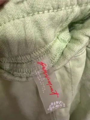 NWOT Free People FP Movement All Star Logo Shorts - Lemongrass - Small thumbnail 10