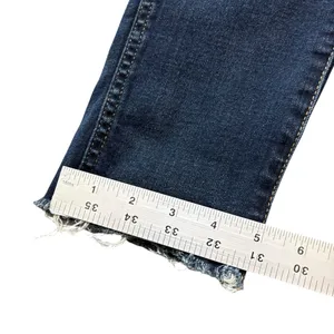 7 For All Mankind Women’s Dark Blue Ankle Straight Jeans With Frayed Hem 25 thumbnail 6
