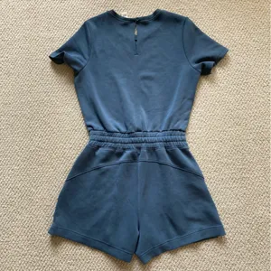 Spanx Airluxe Romper Short Romper Blue Size Small Short Sleeve Shorts GUC thumbnail 9