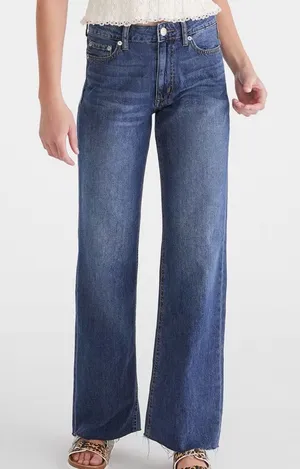 🌸Aeropostale Wide Leg High Rise Baggy Jeans Size 8r🌸 thumbnail 1