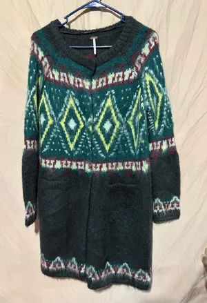 Free people cardigan jacket thumbnail 1