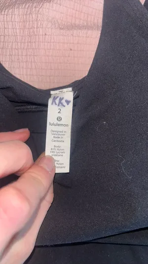 Lululemon Black Tank Top thumbnail 3