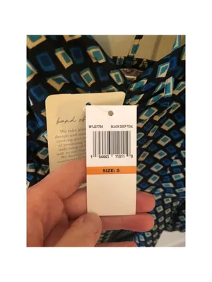 Band of the Free NWT Womens Genevieve Teal Diamond Long Sleeve Mini Dress Size S thumbnail 9