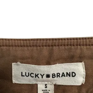 Lucky Brand Cargo Solid Mini Skirt Brown Utility Gorpcore Pockets Granola Size S thumbnail 5