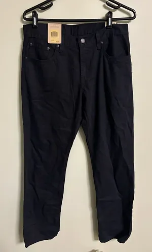 Levi’s Middy Straight Jeans Black Size 28x30 New Womens Classic Mid Rise thumbnail 1