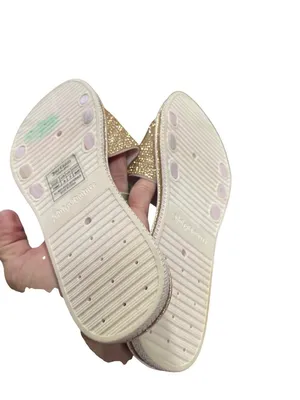 Juicy Couture wms gold crystal sparkly sandals shoes sz 9 SKU 10-071 thumbnail 5