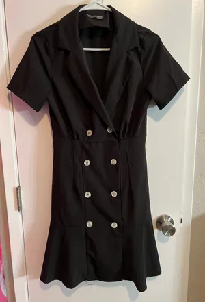 Vest dress Black thumbnail 1