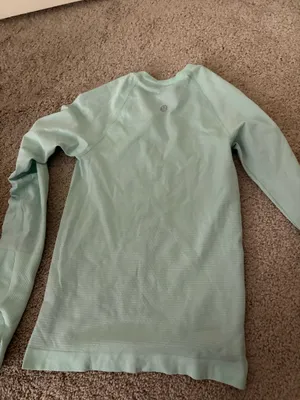 Lululemon long sleeve swifts tech teal thumbnail 2