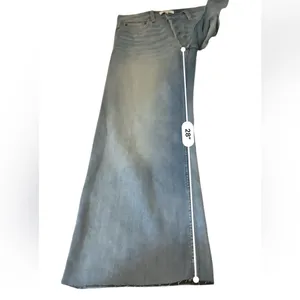 Re/Done NWT Marea Cropped Jeans‎ Women’s Size 26 Wide Leg Mid Rise Light Wash thumbnail 13