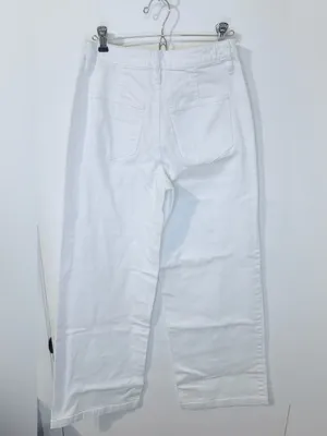 ON 34th White Wide Leg Jeans – Size 4 – Full Length Denim Pants thumbnail 7