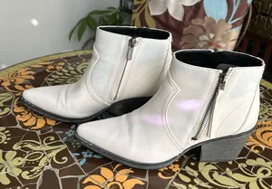 CIRCUS White Ankle Boots by Sam Edelman SZ: 7.5 thumbnail 1