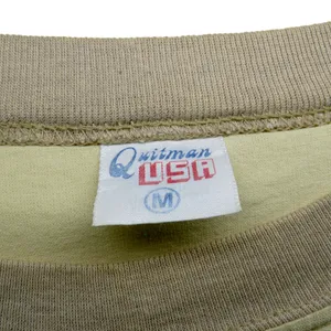 RARE Vintage 1980s Quitman USA Mickey Mouse Tan Graphic Crewneck Pullover Medium thumbnail 11