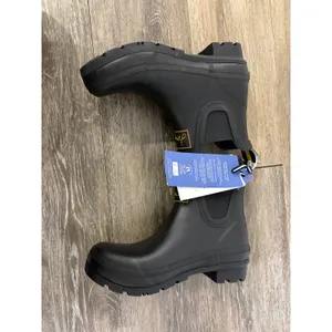 Joules Wellibob Black Rubber Ankle Rain Boots Womens Size 5 Waterproof Outdoor thumbnail 8