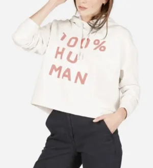 Everlane Hoodie Sweatshirt 100% Human White Small thumbnail 1