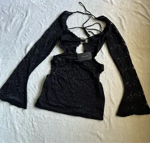 Outcast Clothing Amore Mini Dress Black thumbnail 9