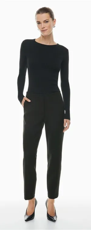 Babaton Aritzia Dress Pants Black thumbnail 1