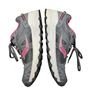 Saucony Raptor‎ TR Shoes Womens Size 8.5 Gray Pink Trail Running Grip S15427-5 thumbnail 4