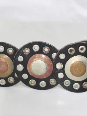 Black & Brown Concho Western Boho Statement Belt thumbnail 9