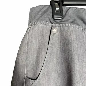 FIGS Zamora Joggers Women Large Gray Scrub Technical Pants Hospital Doctor Nurse thumbnail 7