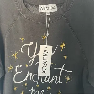 WILDFOX Enchantress Sommers Oversized Sweatshirt NWT thumbnail 3