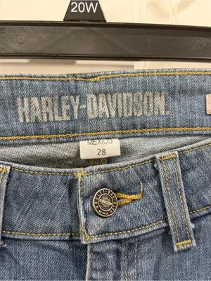 Harley-Davidson Women's Light Blue Straight-Leg Jeans Size 28 thumbnail 2