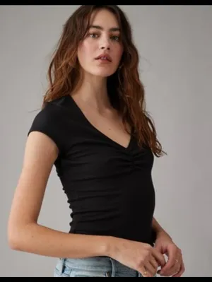 American Eagle Ribbed Bodysuit thumbnail 1
