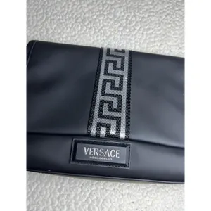 Versace Fragrance Bag Black Silver Make Up With Dust Bag thumbnail 3