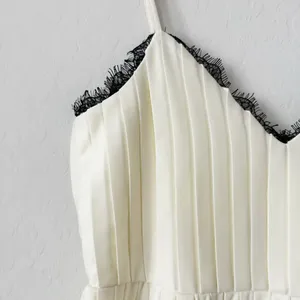 ASOS Cami Pleated Maxi Dress with Lace Trim Size 4 thumbnail 11