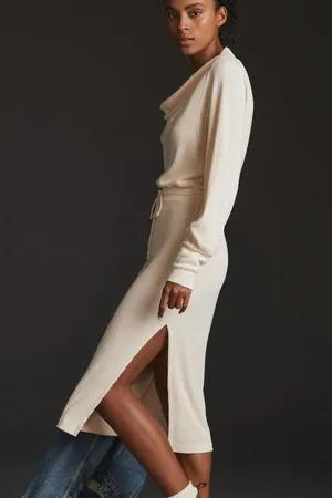NWOT Daily Practice by Anthro Cowl Neck Midi Dress. Size Medium, Sold Out! thumbnail 5